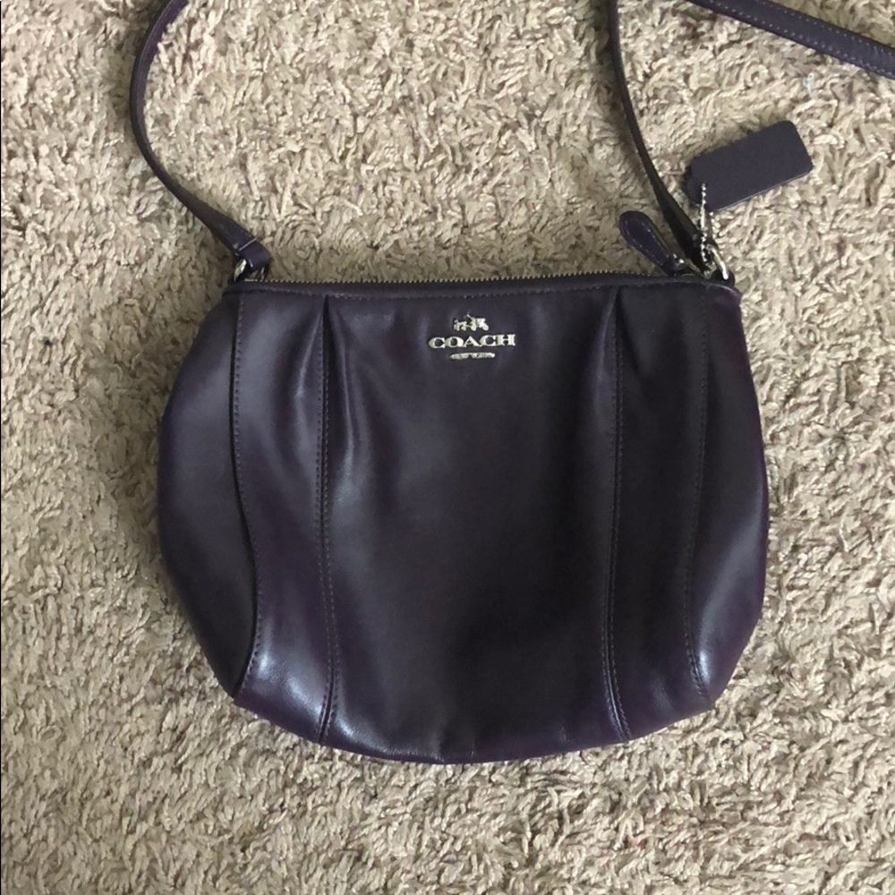 Purple crossbody